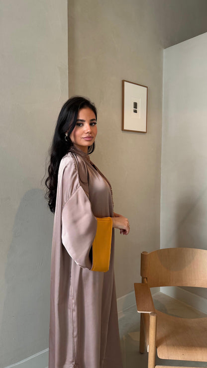 Mocha Mousse Layali Kaftan