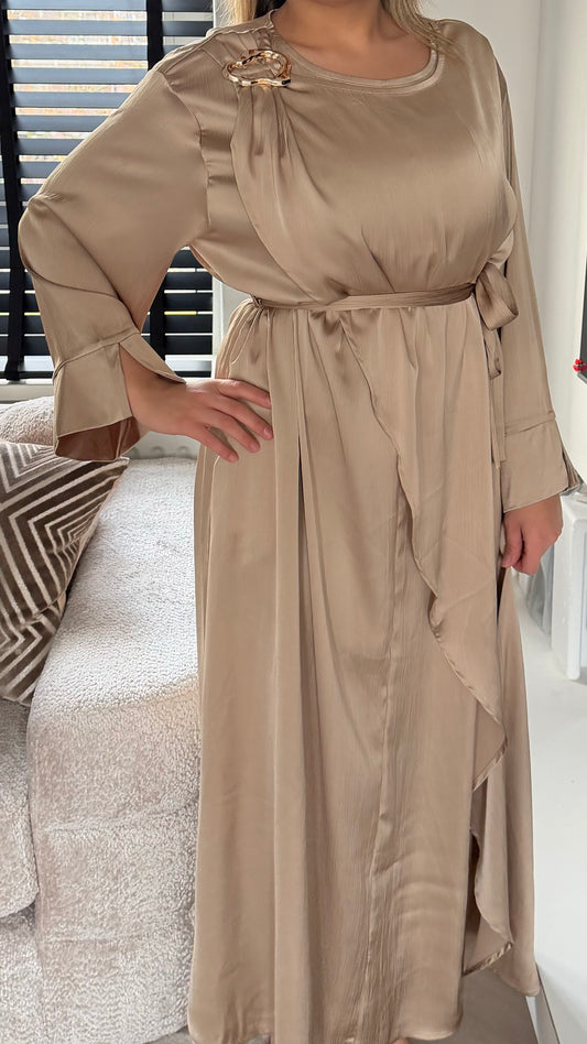 Elegant Drape Dress