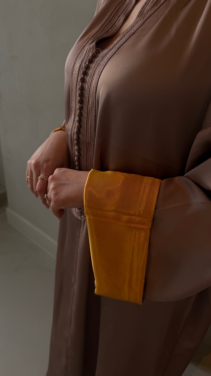 Mocha Mousse Layali Kaftan