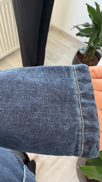 Denim Belted Jacket